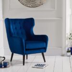 accent chair blue