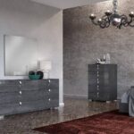 MYSTIC Grey Birch Italian 5 Drawer Chest