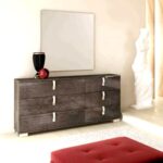 MYSTIC Grey Birch Italian 6 Drawer Chest