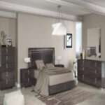 MYSTIC Grey Birch Italian Full Bedroom Set