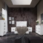 ROSALIE White High Gloss 5 Door Wardrobe