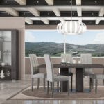 Mystic Grey Birch Italian Dining Table