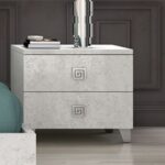 BROOKLYNN High Gloss Bedside Table