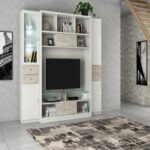 MARIAH Wall Unit with 2 units wood door