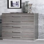 PAYTON High Gloss Tall Chest