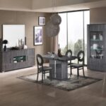 LUXOR Grey Dining Table