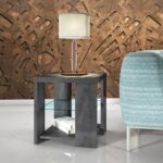 LUXOR Grey Lamp Table