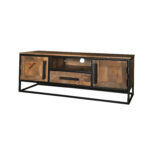 SAIRA  Low TV unit - Sawn Finish