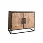 SAIRA  2 Door Small Sideboard- Sawn Finish