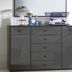 DFG TOKIO Chests of drawers with 5 drawers, 86 cm high (incl. sliding feets)