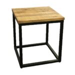 SAIRA  Side Table - Sawn Finish