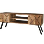 GEETIKA Plazma Tv Unit- Iron Base