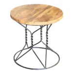 BRINDA Wdn Top Iron Stand