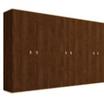 FIONA Walnut 6 Door Wardrobe