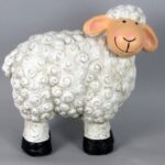 DFG Smiling Woolly Sheep Ornament