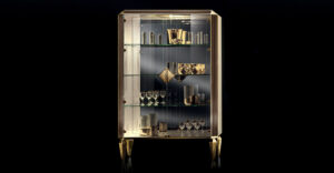 DFG HARLEY 2 Doors Cabinet with glass doors - Image 4