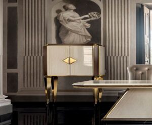 DFG HARLEY 2 Doors Cabinet with glass doors - Image 3