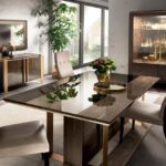 DFG NOELLE  Rectangular ﬁx top 1  Table(160 CM)