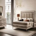 DFG ALIVIA  Bed Twin size w/upholstered Headboard