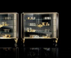 DFG HARLEY 2 Doors Cabinet with glass doors - Image 5