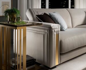 DFG ANGELINA Lamp/end Table with marble top - Image 2