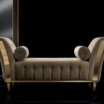 DFG HARLEY 2 Seats Chaise Longue with Cylinder Cushions