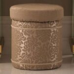 DFG CAMILLE Pouf (with fabric from swatch)