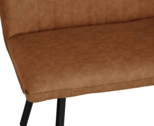 BRIELLA 90cm Dining Bench - Tan - Image 5