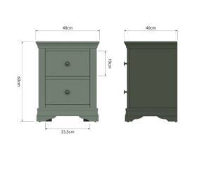 IZABELLA Large Bedside Cabinet - Image 5