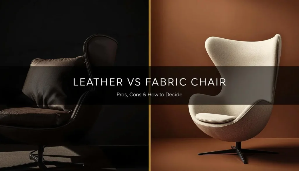 Leather vs Fabric Chair