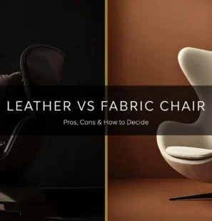 Leather vs Fabric Chair