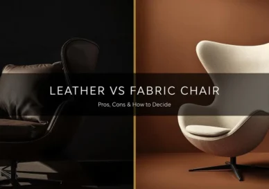 Leather vs Fabric Chair