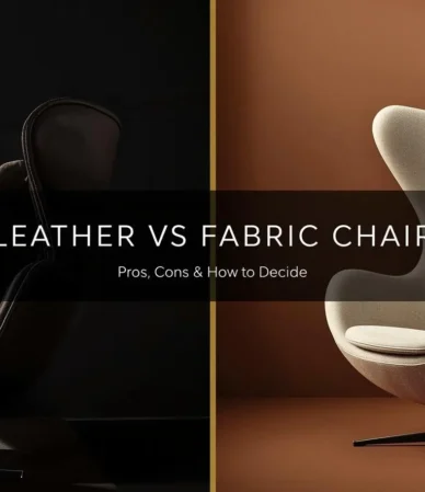 Leather vs Fabric Chair