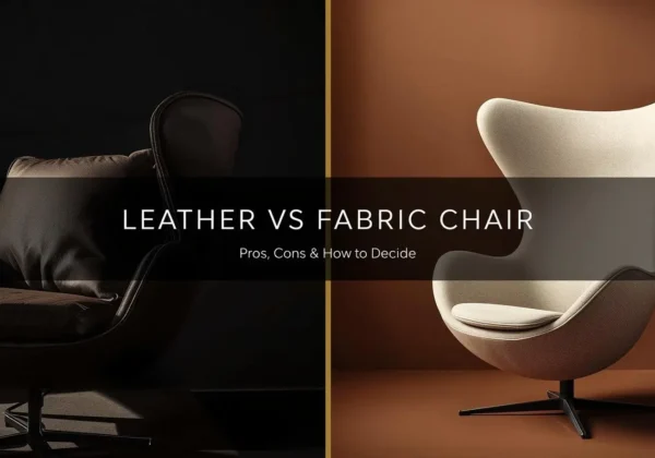 Leather vs Fabric Chair
