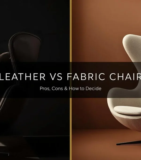 Leather vs Fabric Chair