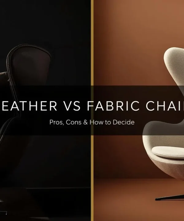 Leather vs Fabric Chair