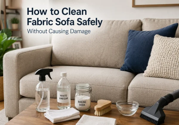 how to clean fabric sofa