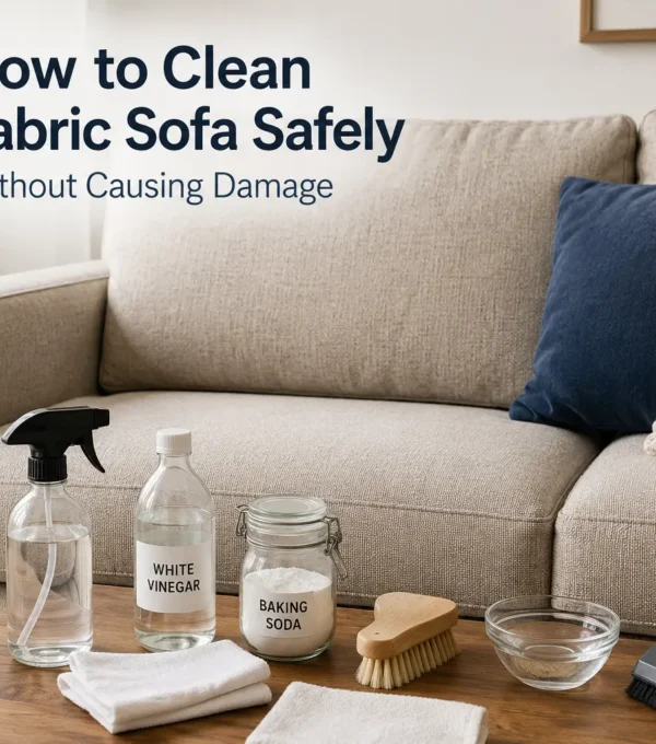 how to clean fabric sofa