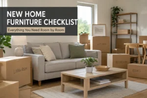 new home furniture checklist