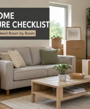 new home furniture checklist