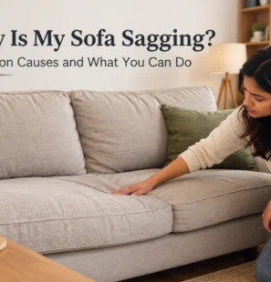 Why is my sofa sagging? Common causes