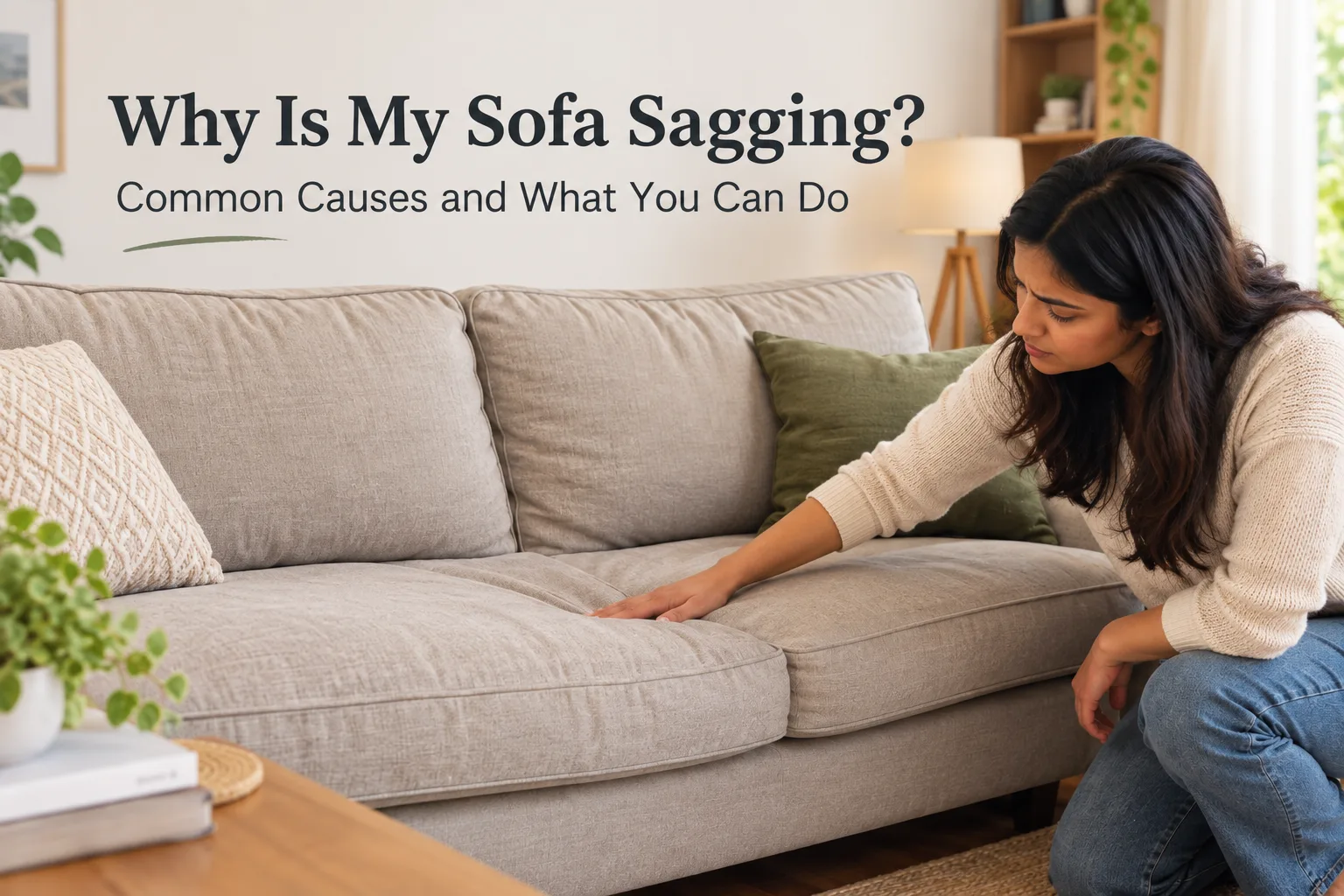 Why is my sofa sagging? Common causes