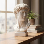 Classical Marble-Effect Sculpture