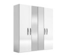 Nova White Gloss Italian Wardrobe - Image 5