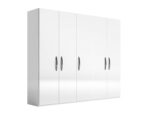 Nova White Gloss Italian Wardrobe - Image 4