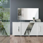 Roma White 4 Door Buffet