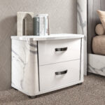 Nova 2 Drawer Bedside Cabinet