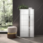 Stella Tall Chest - 5 Drawer - White