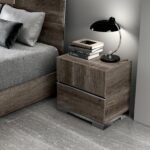 Romola Vintage Oak Bedside Cabinet