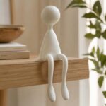 Modern Seated Figure Sculpture - Image 2